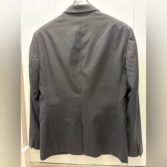 EXPRESS Photographer Slim Fit Mens Blazer Sport Coat Two Button Jacket 40R Black - Picture 5 of 5